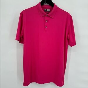Callaway  Grand Slam opti-dri Hot Pink size L Golf Polo‎ Shirt
